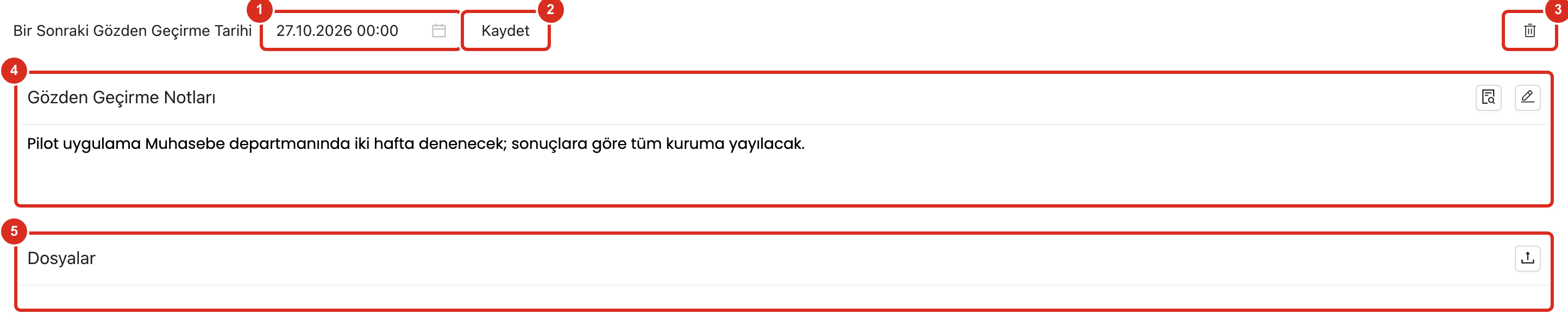 Gözden Geçirme sekmesi