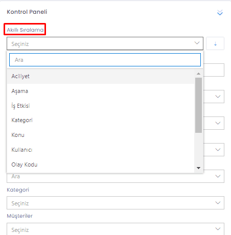 Olaylar Modülü