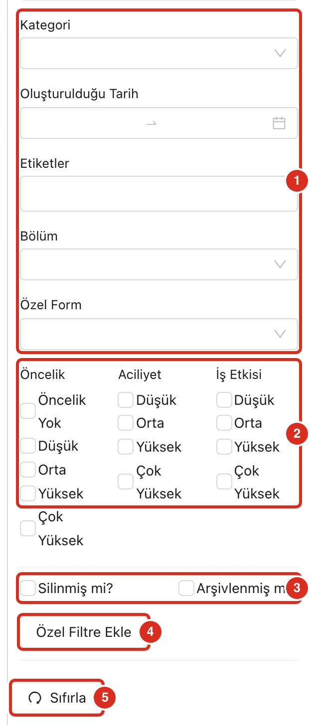 Kontrol Paneli: alt alanlar