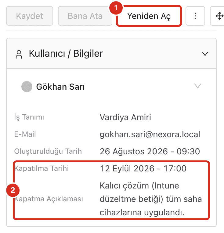 Kapalı bir problem